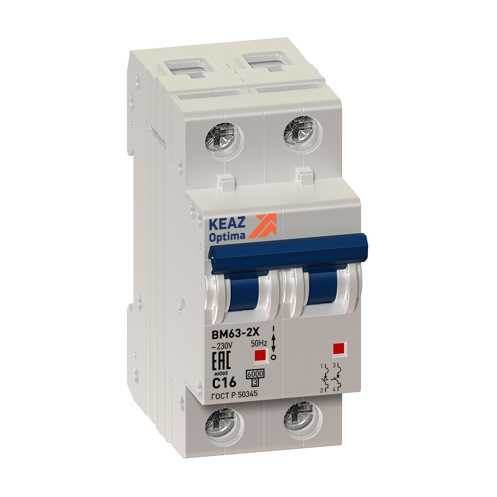 OptiDin BM63-2C40-УХЛ3 (6кА) OptiDin BM63-2C40-УХЛ3 (6кА)